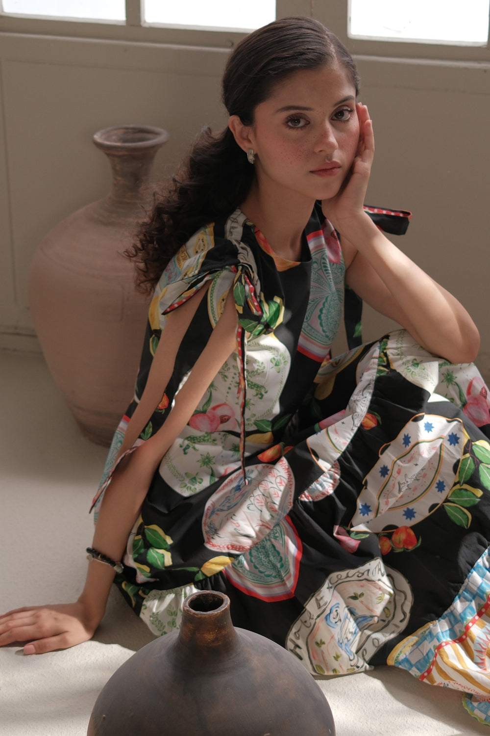 PRINTED DRESS (E0627/106/901)