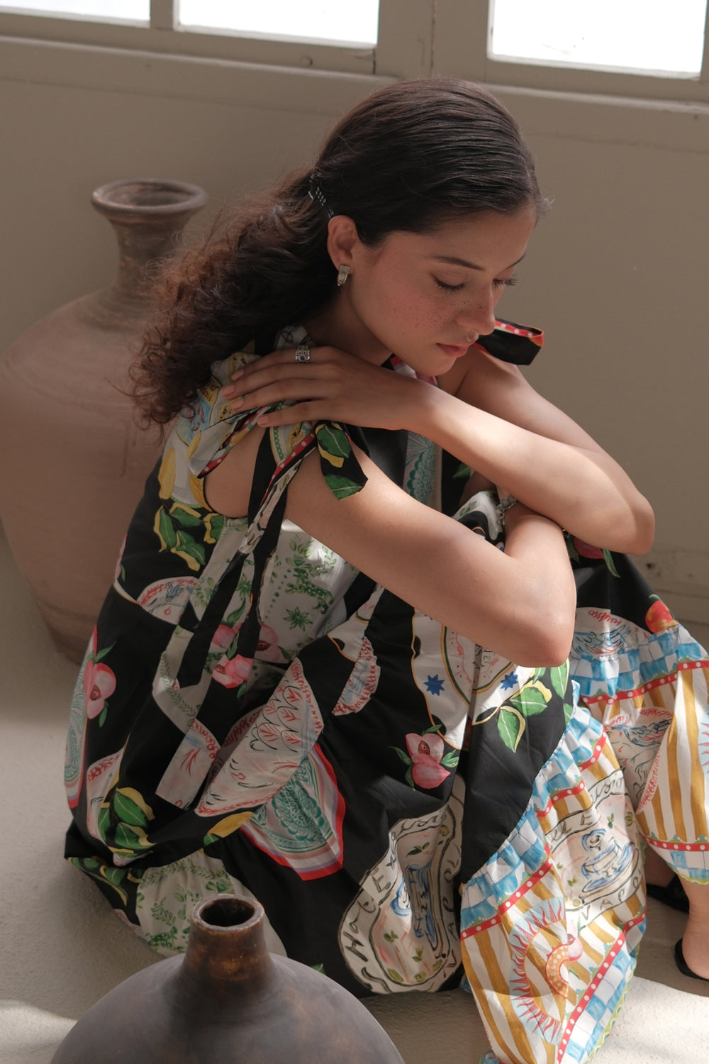 PRINTED DRESS (E0627/106/901)