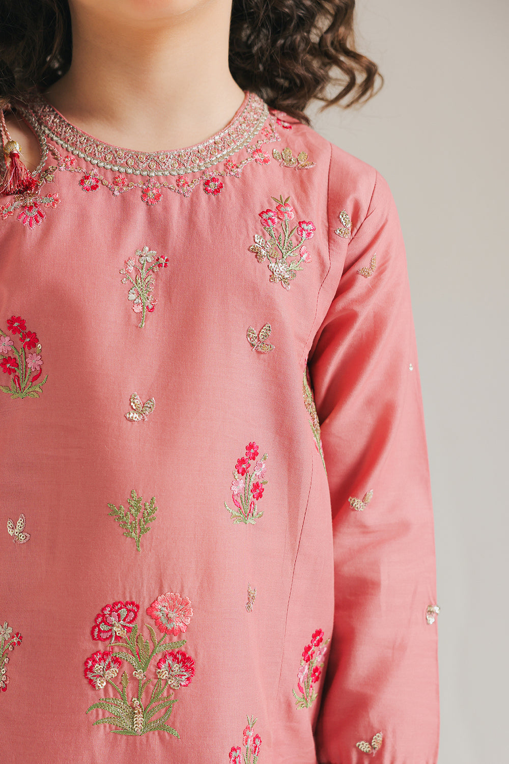 EMBROIDERED SUIT (E0672/404/313 E0672/304/313)