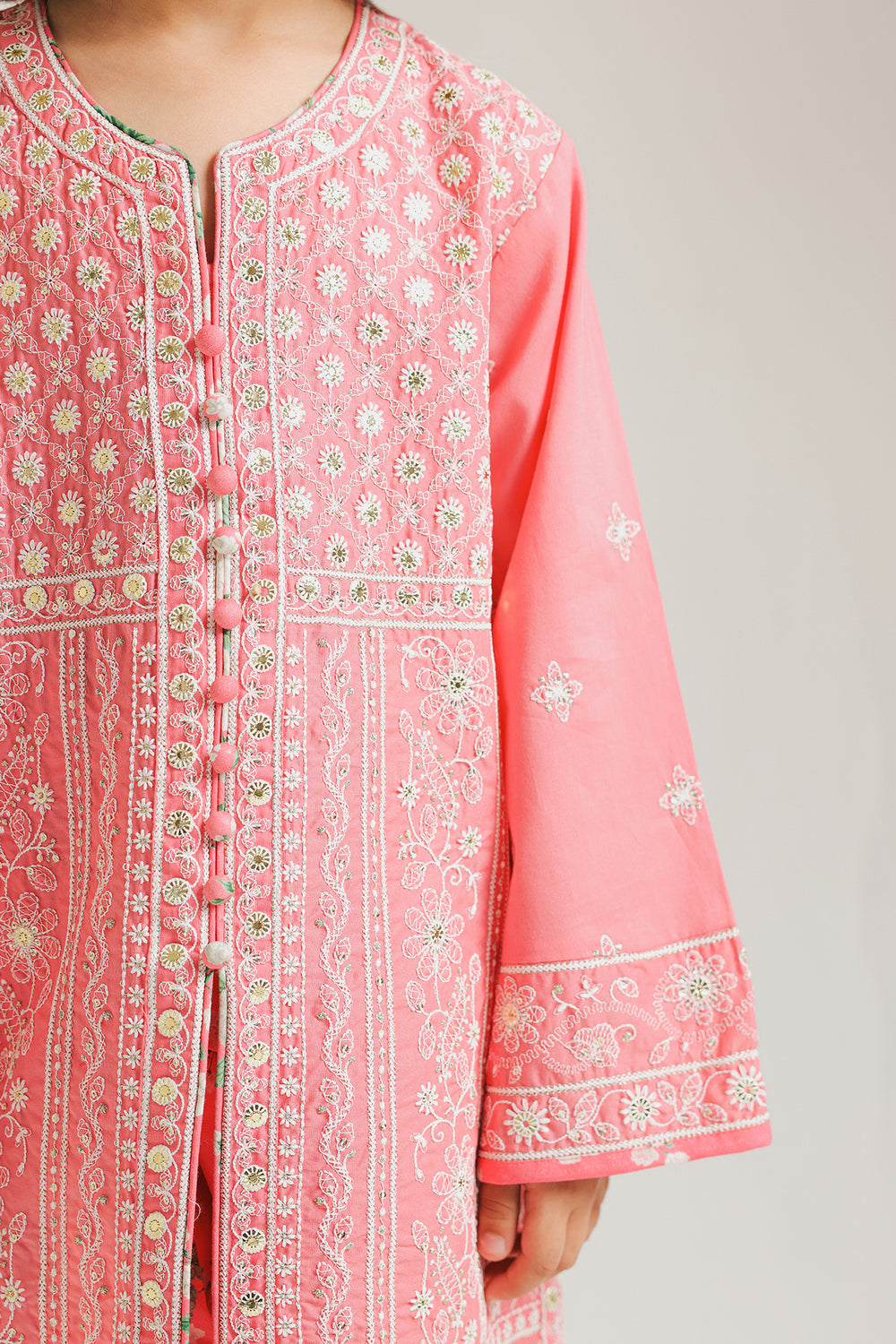EMBROIDERED SUIT (E0710/404/422 E0710/304/422)
