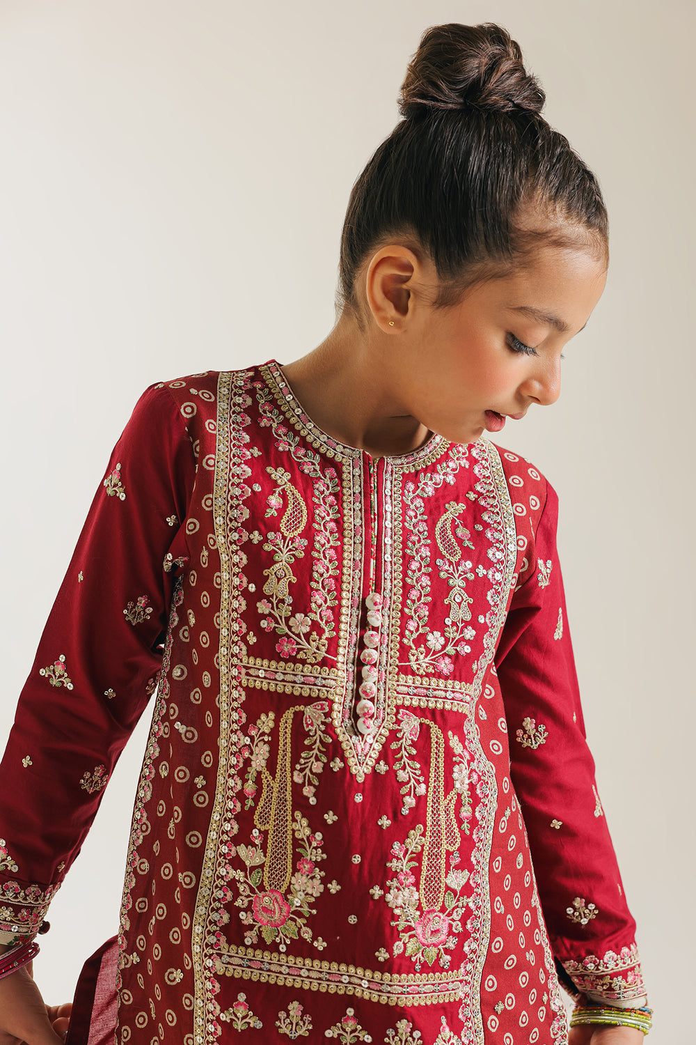 EMBROIDERED SUIT (E0718/404/415 E0718/304/415)