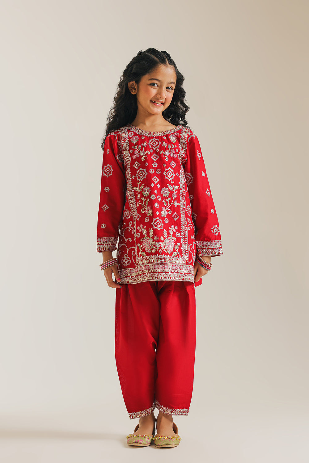 EMBROIDERED SUIT (E0728/404/301 E0728/304/301)