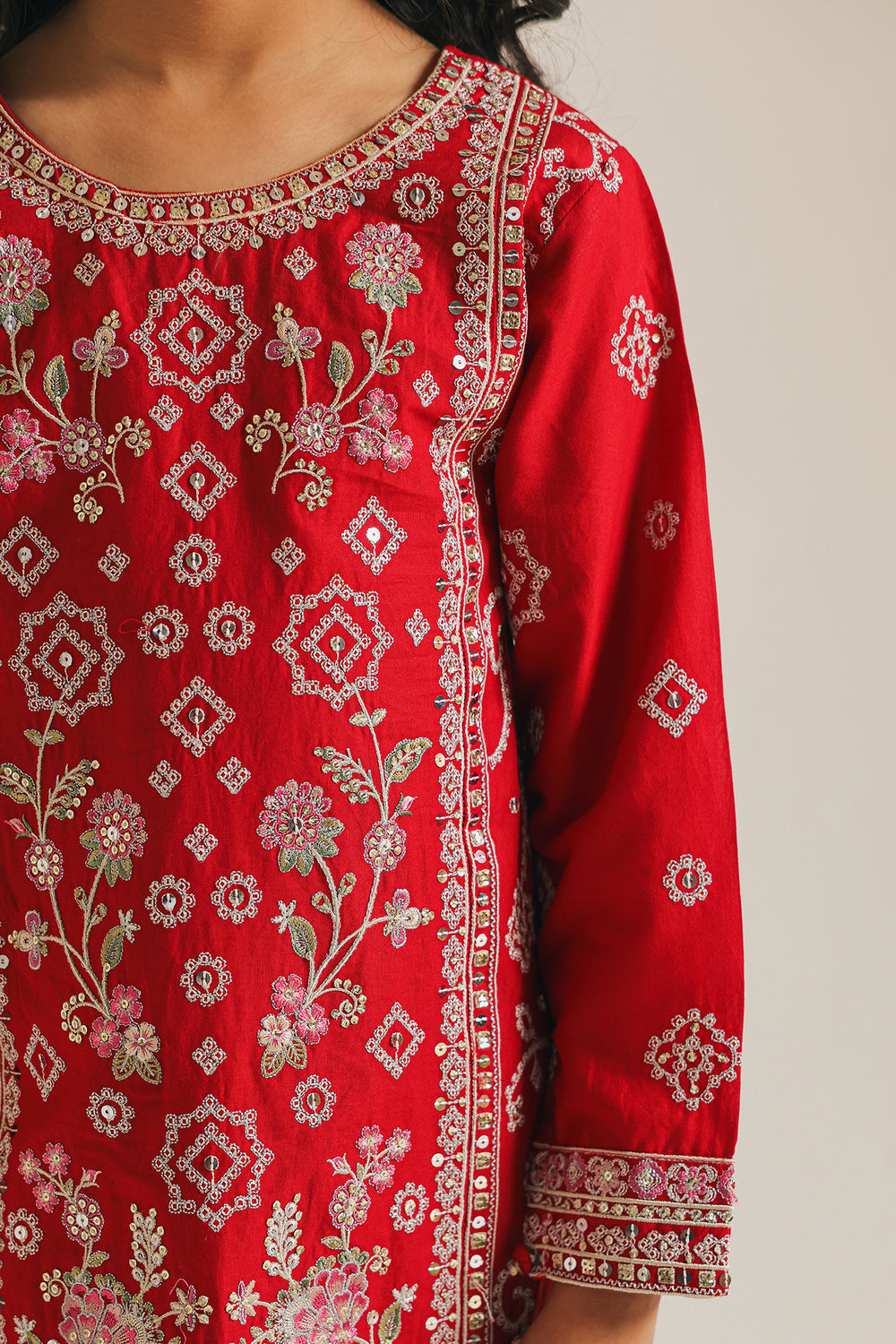 EMBROIDERED SUIT (E0728/404/301 E0728/304/301)