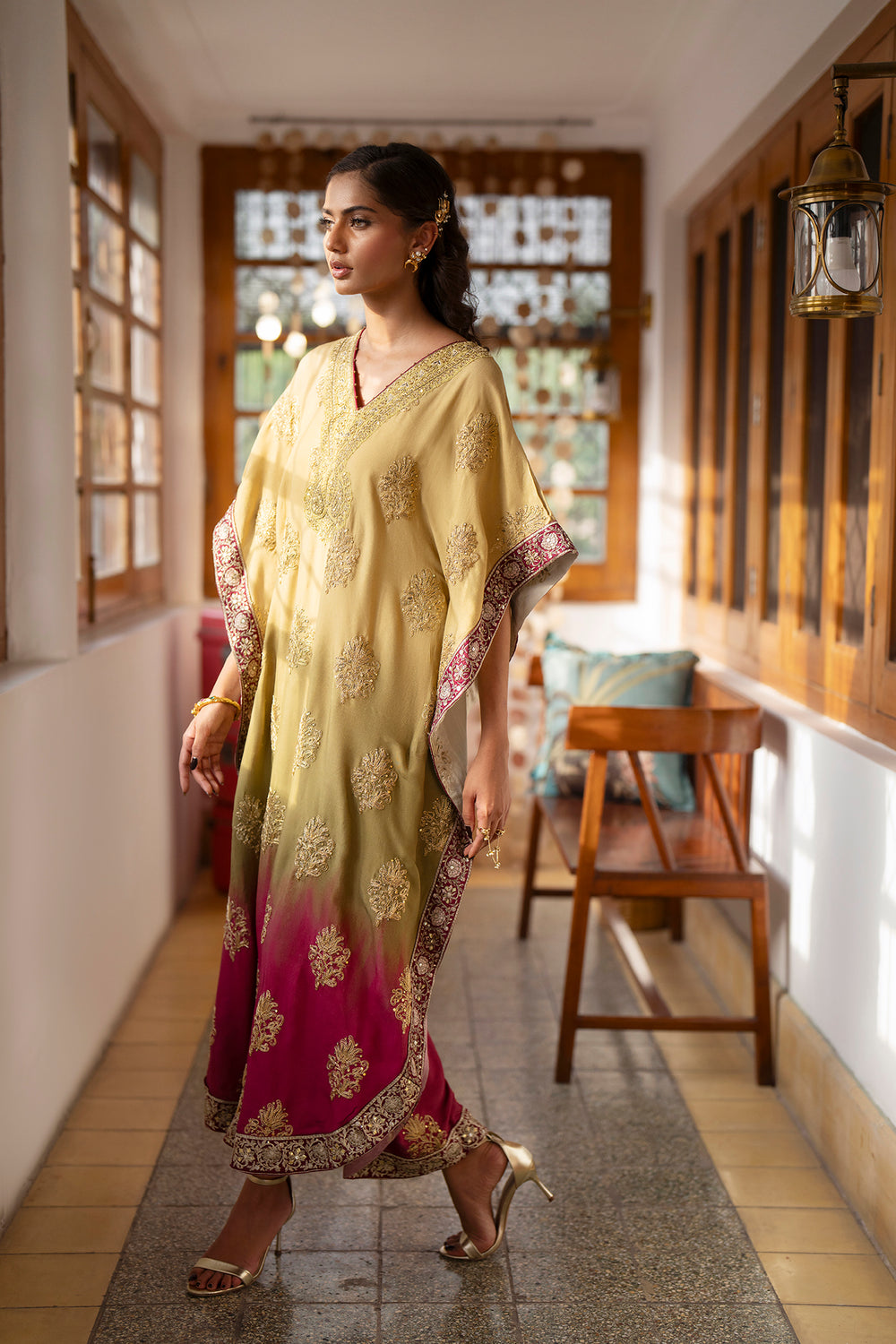 EMBROIDERED KAFTAN (E0773/104/124)