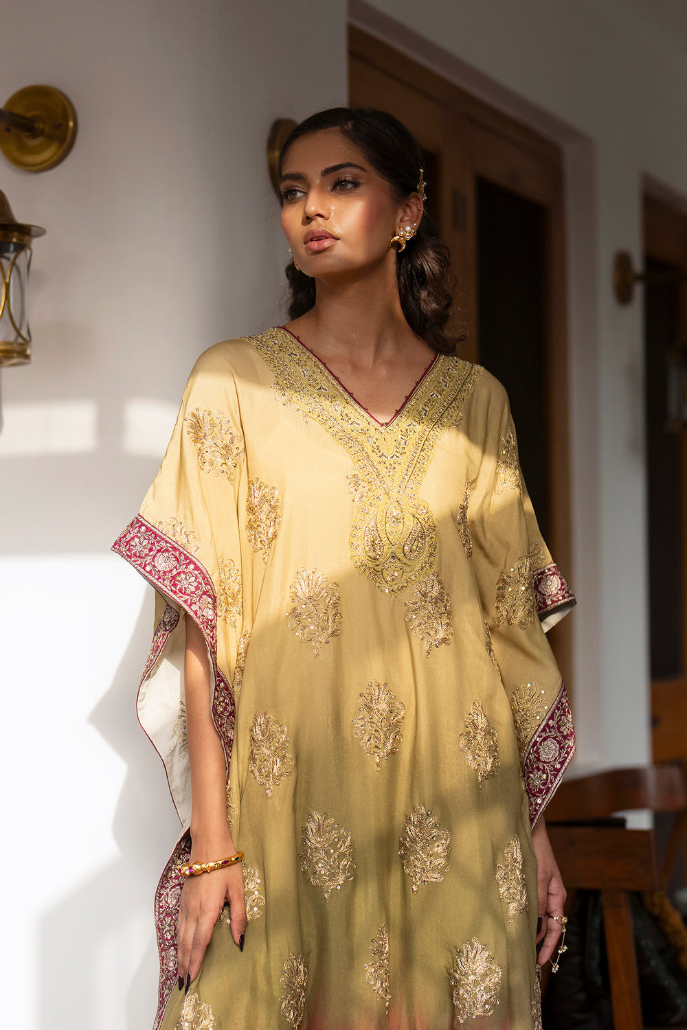 EMBROIDERED KAFTAN (E0773/104/124)