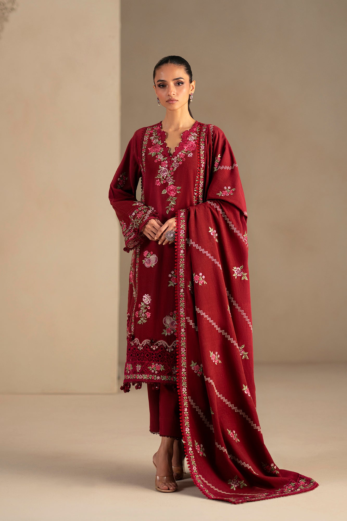 EMBROIDERED SUIT (E0788/203/414)