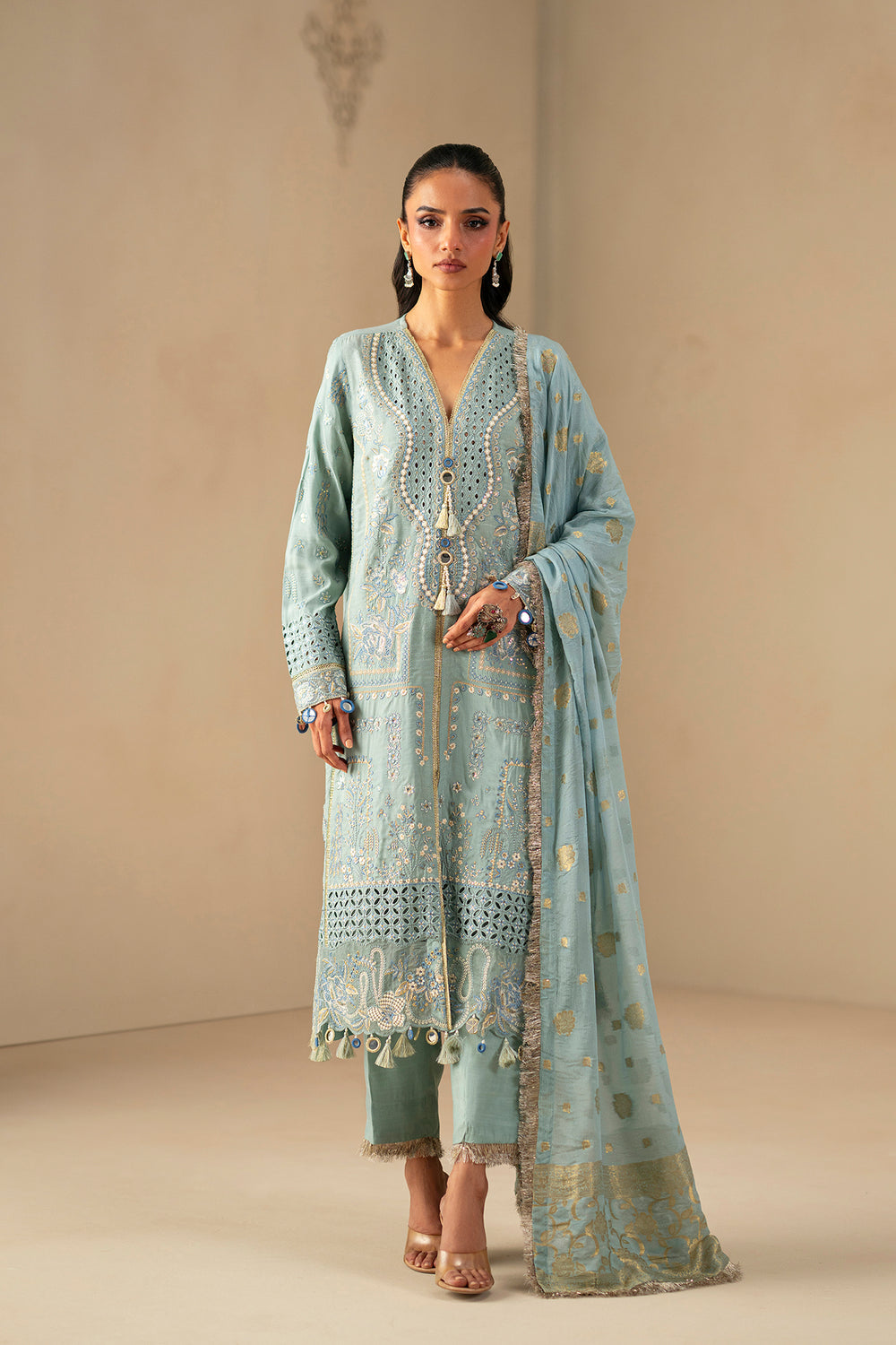 EMBROIDERED SUIT (E0791/203/719)