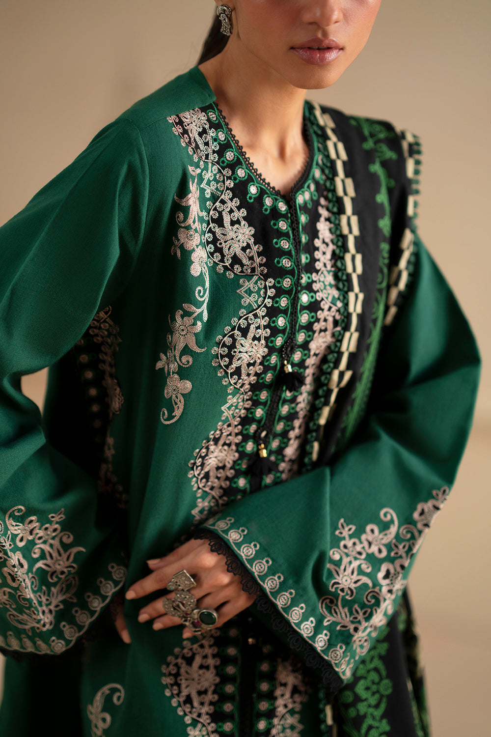 EMBROIDERED SUIT (E0796/203/706)