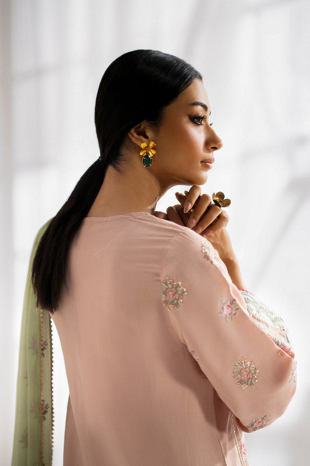 EMBROIDERED SUIT (E0809/104/426)