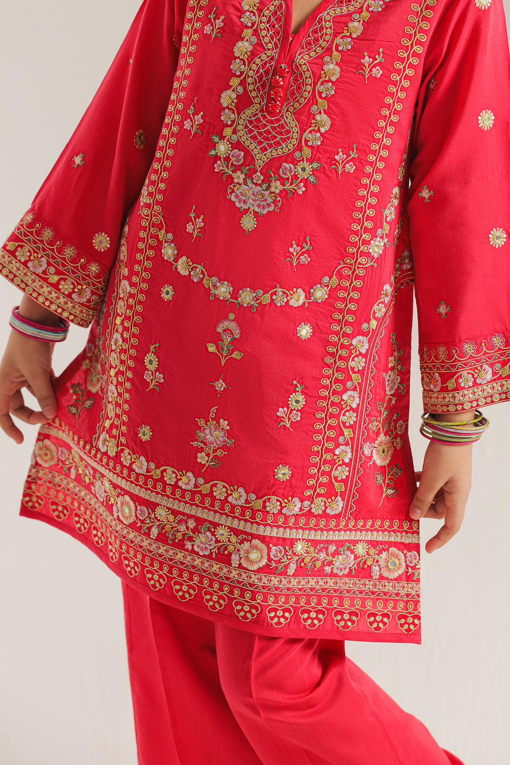 EMBROIDERED SUIT (E0849/404/418 E0849/304/418)