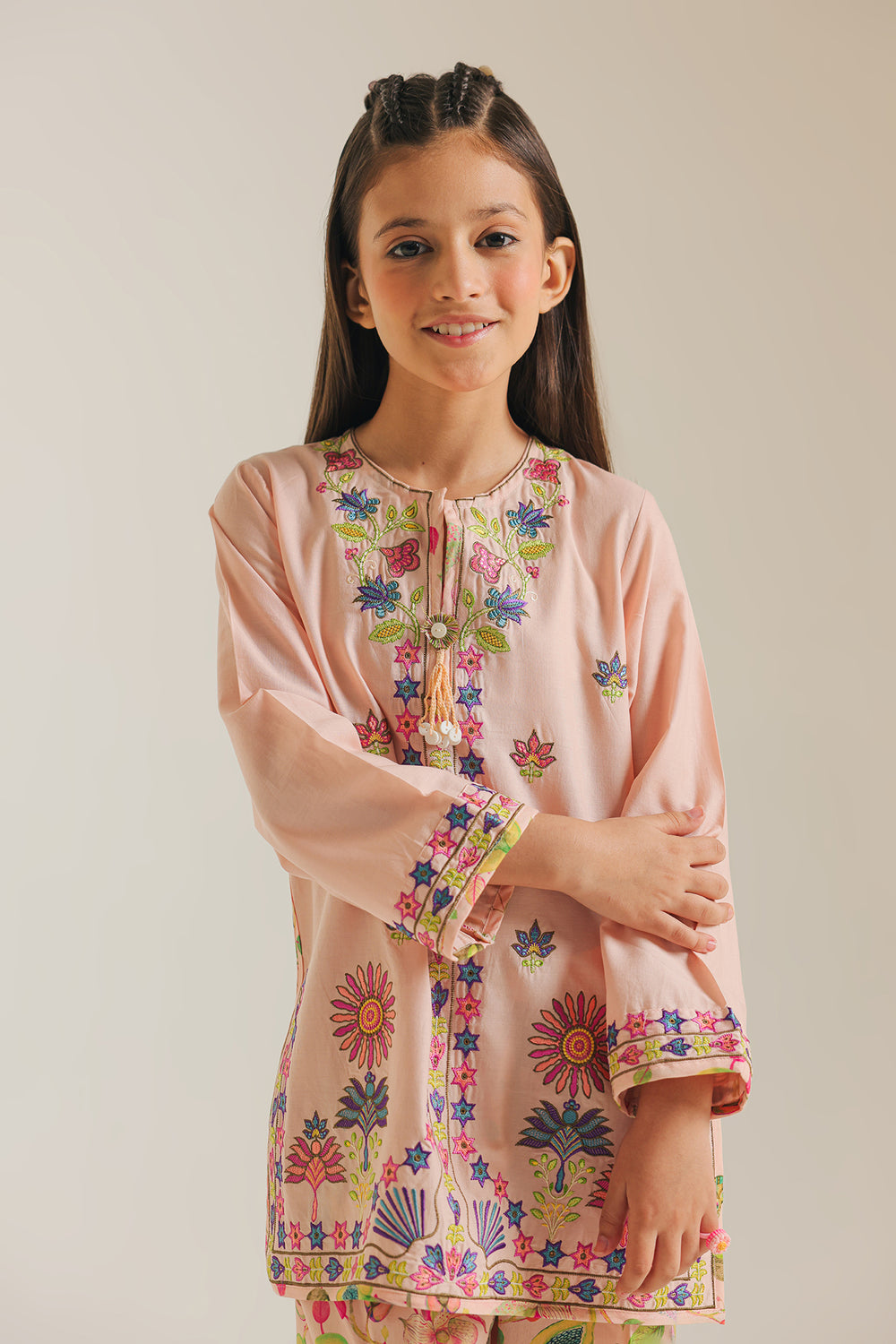 EMBROIDERED SUIT (E1049/402/423 E1049/302/423)