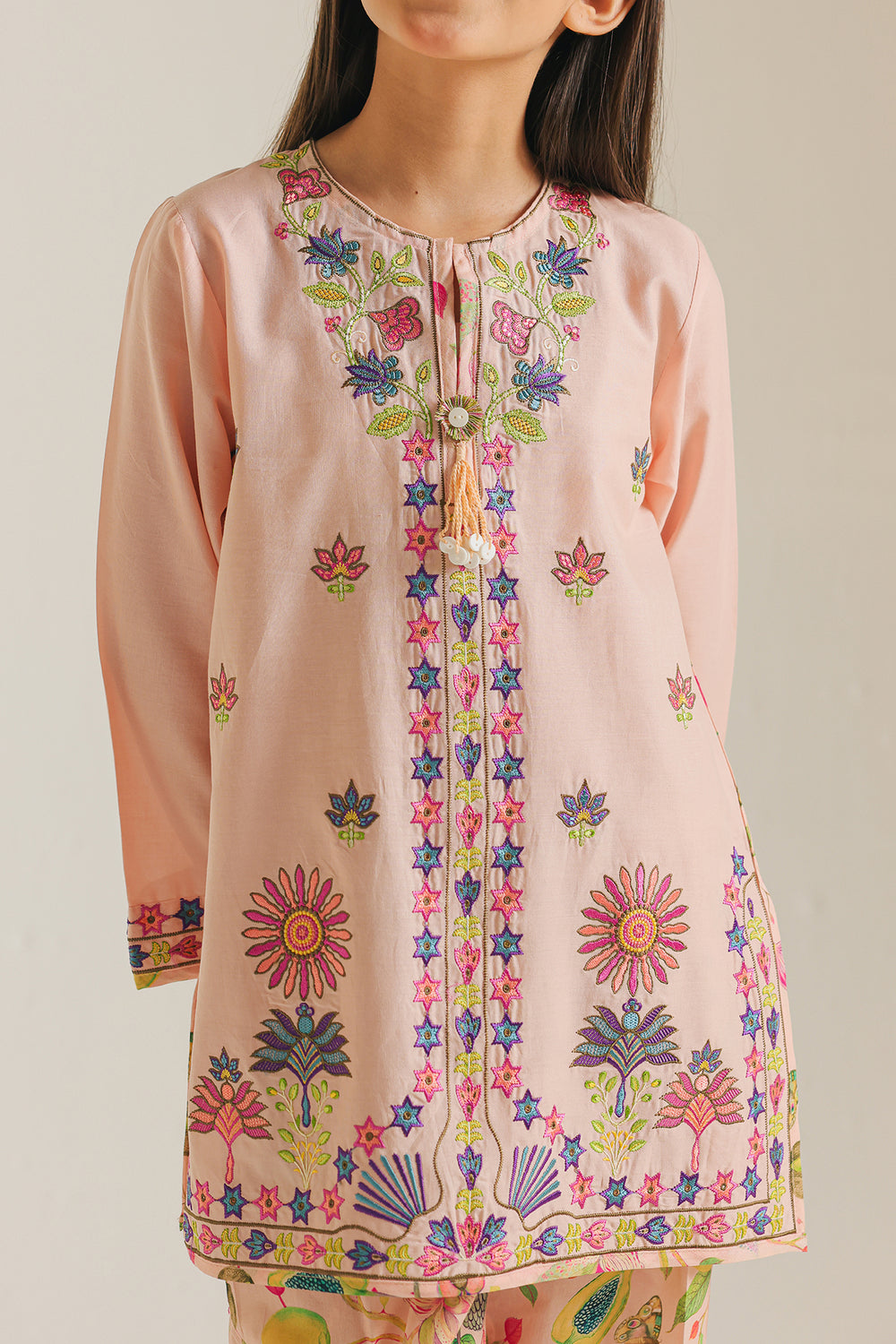 EMBROIDERED SUIT (E1049/402/423 E1049/302/423)