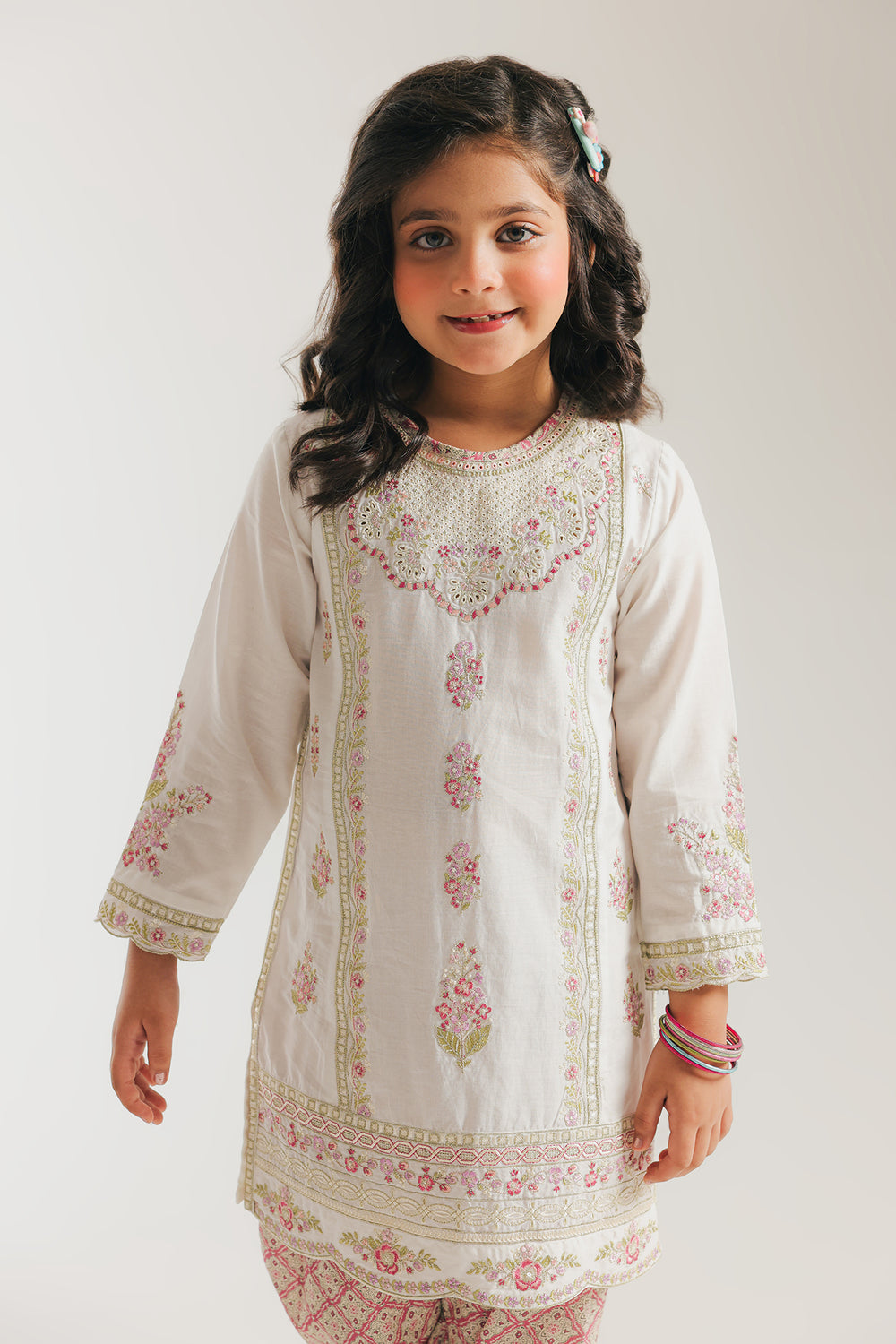 EMBROIDERED SUIT (E1061/402/003 E1061/302/003)