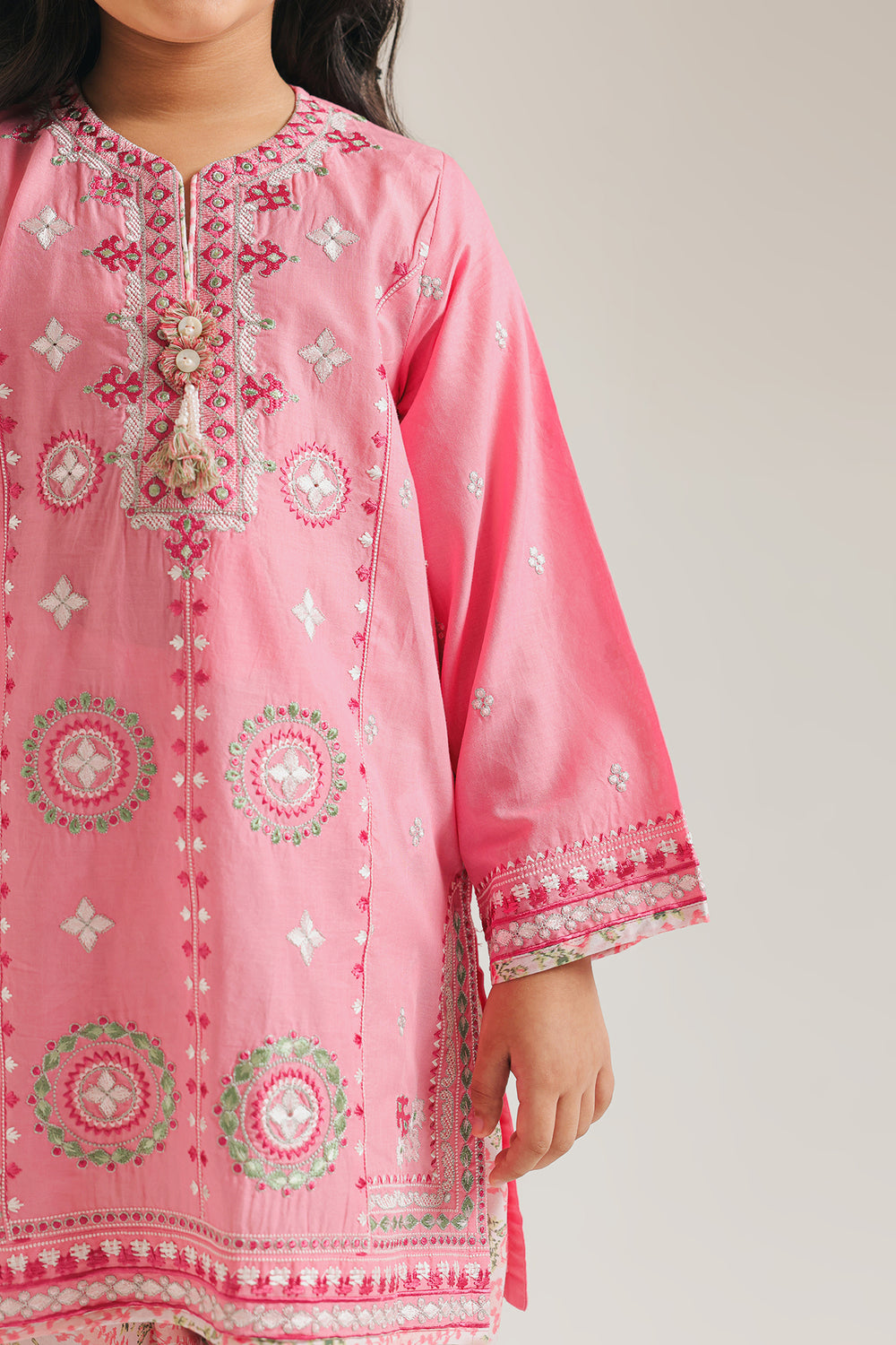 EMBROIDERED SUIT (E1199/402/426 E1199/302/426)