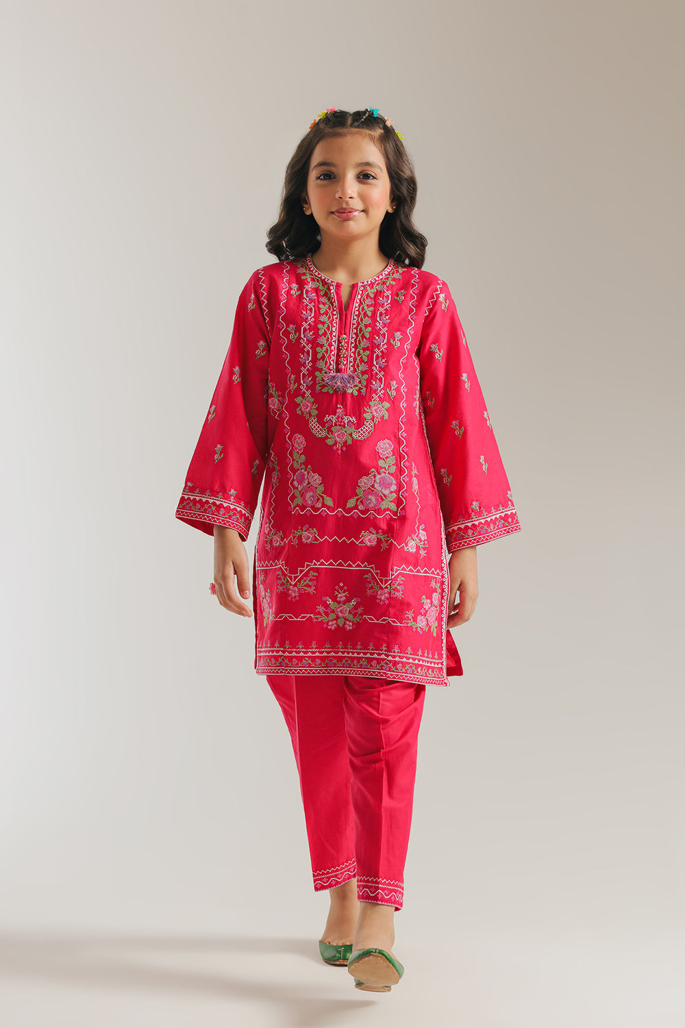 EMBROIDERED SUIT (E1217/402/419 E1217/302/419)