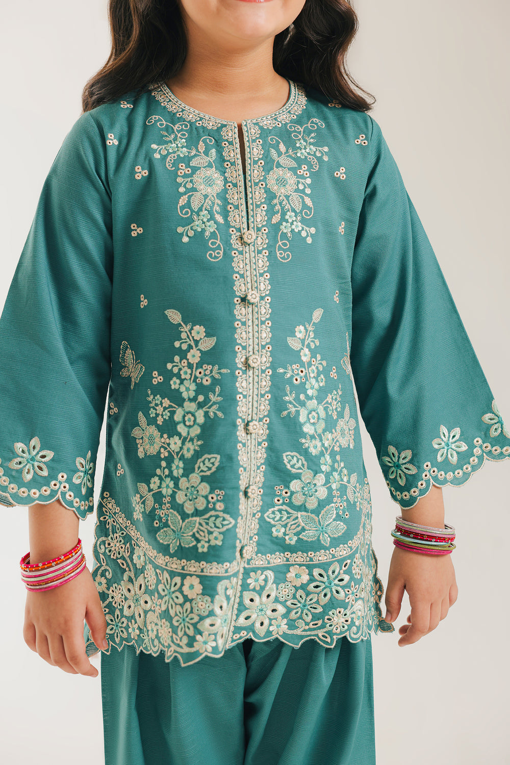 EMBROIDERED SUIT (E1345/402/713 E1345/302/713)