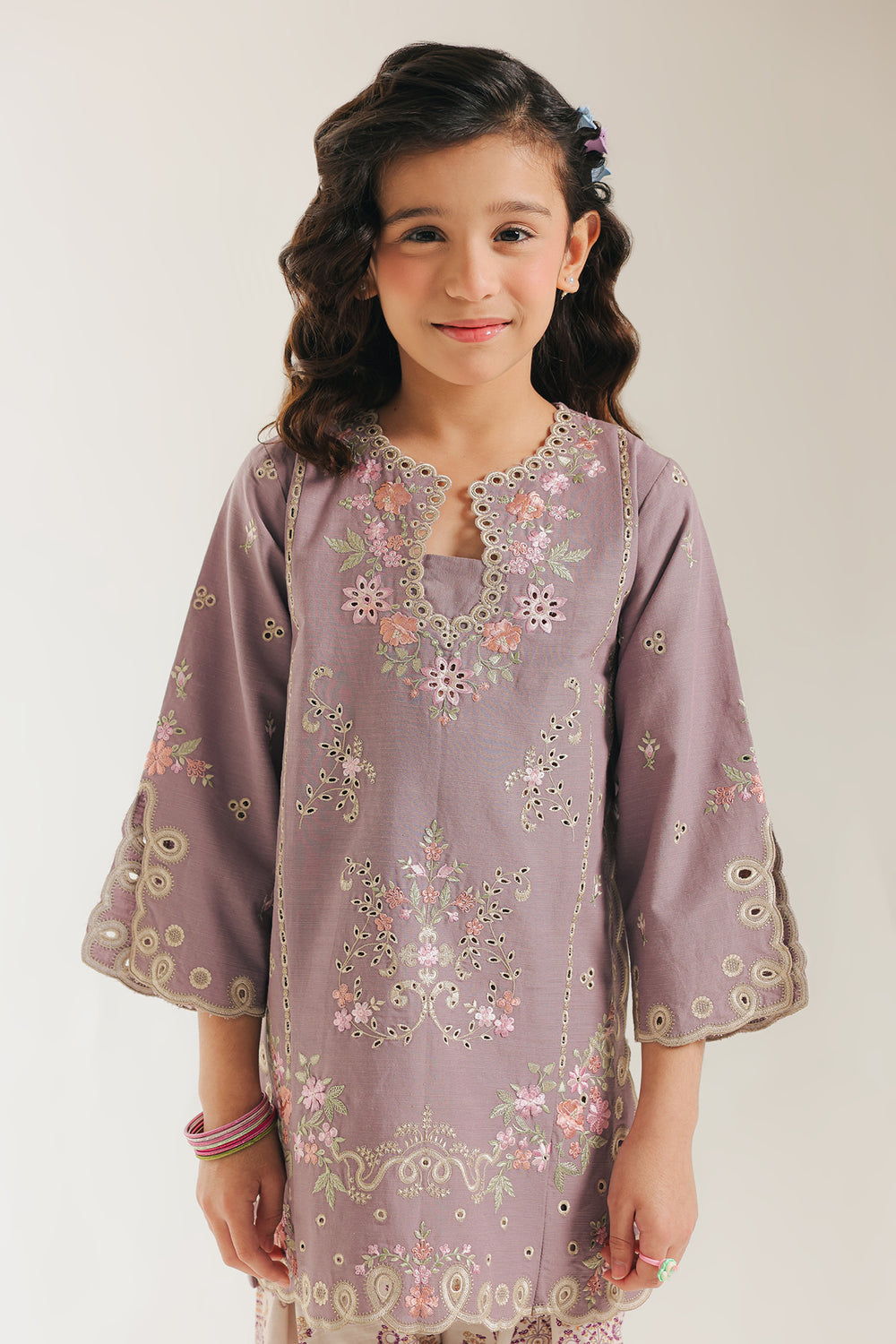 EMBROIDERED SUIT (E1352/402/514 E1352/302/514)