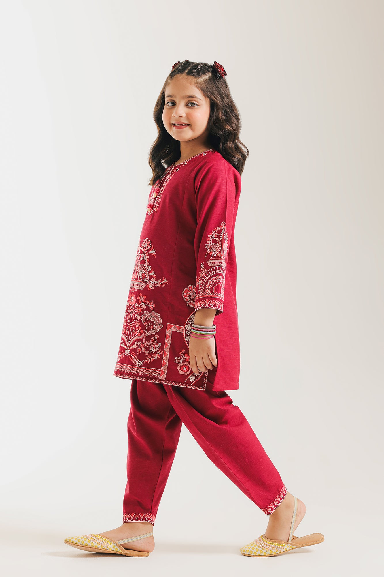 EMBROIDERED SUIT (E1358/402/403 E1358/302/403)