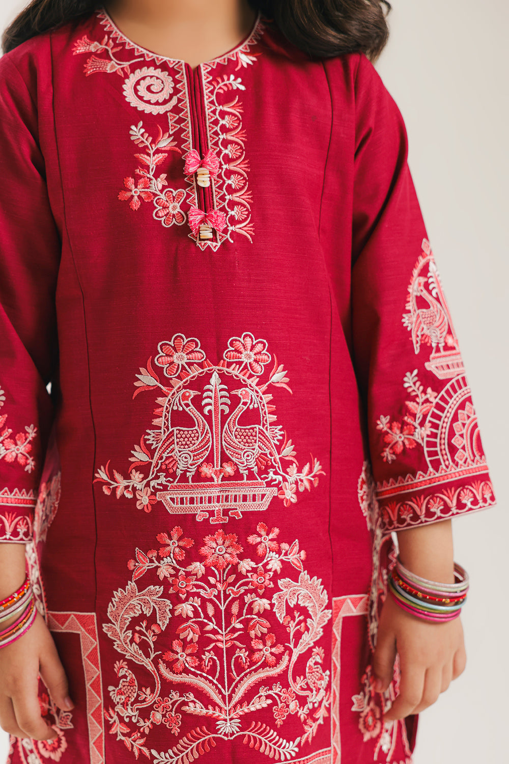EMBROIDERED SUIT (E1358/402/403 E1358/302/403)