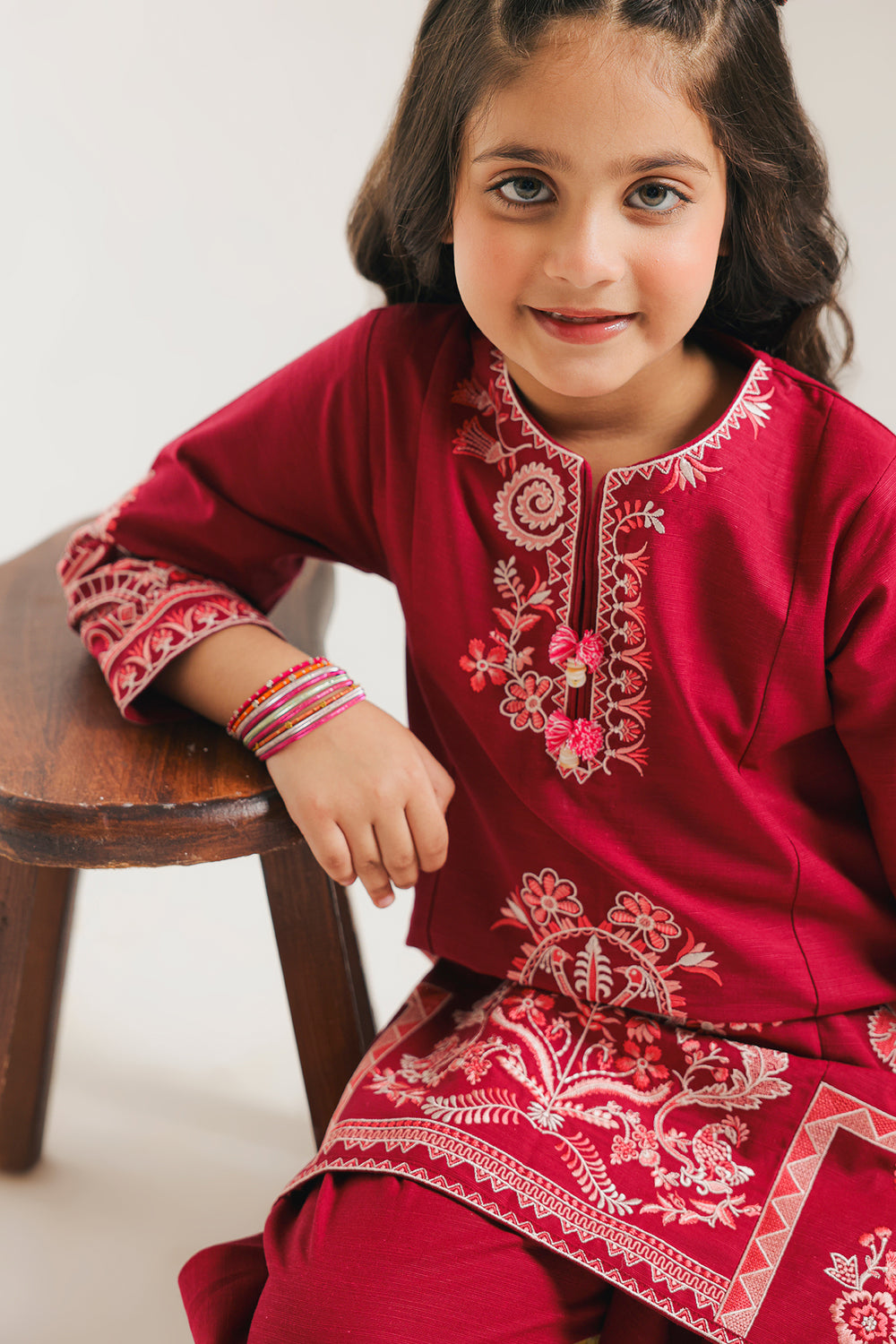 EMBROIDERED SUIT (E1358/402/403 E1358/302/403)