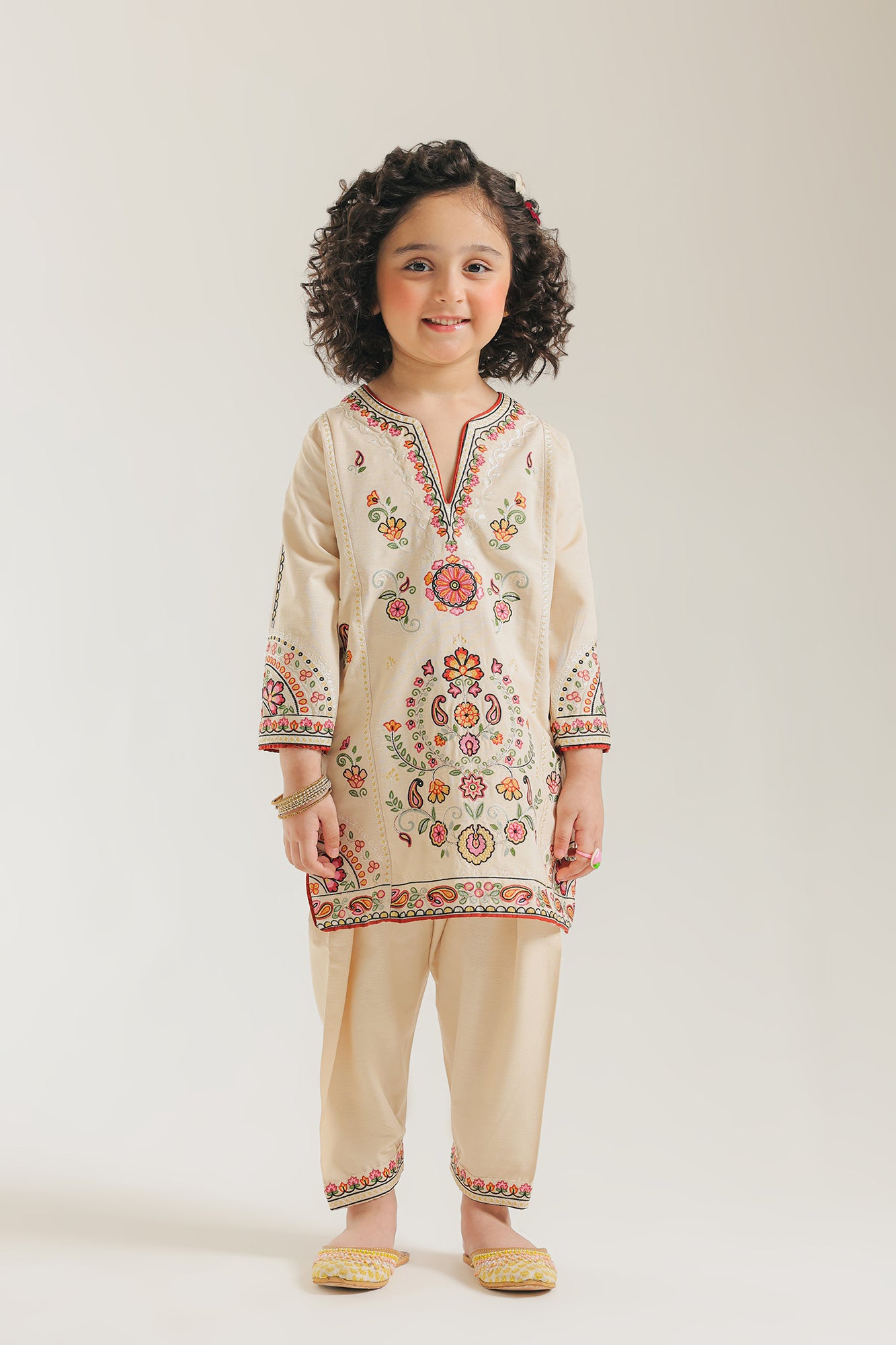EMBROIDERED SUIT (E1359/402/002 E1359/302/002)