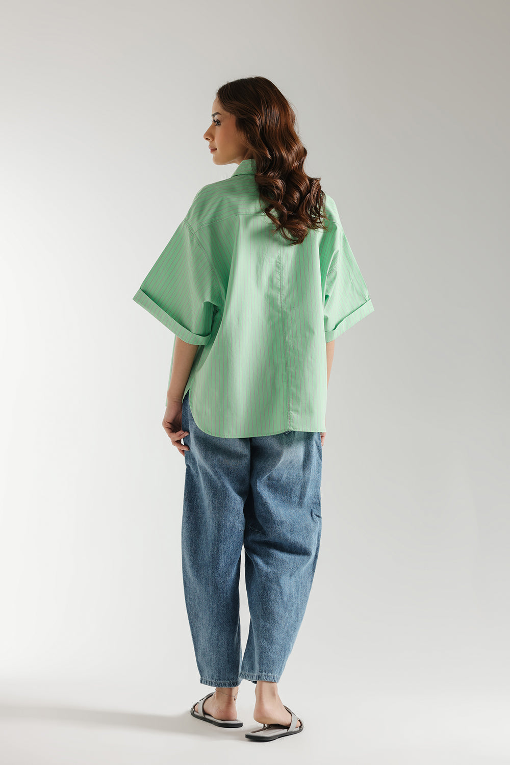 STRIPED BUTTON DOWN SHIRT (E2331/108/724)