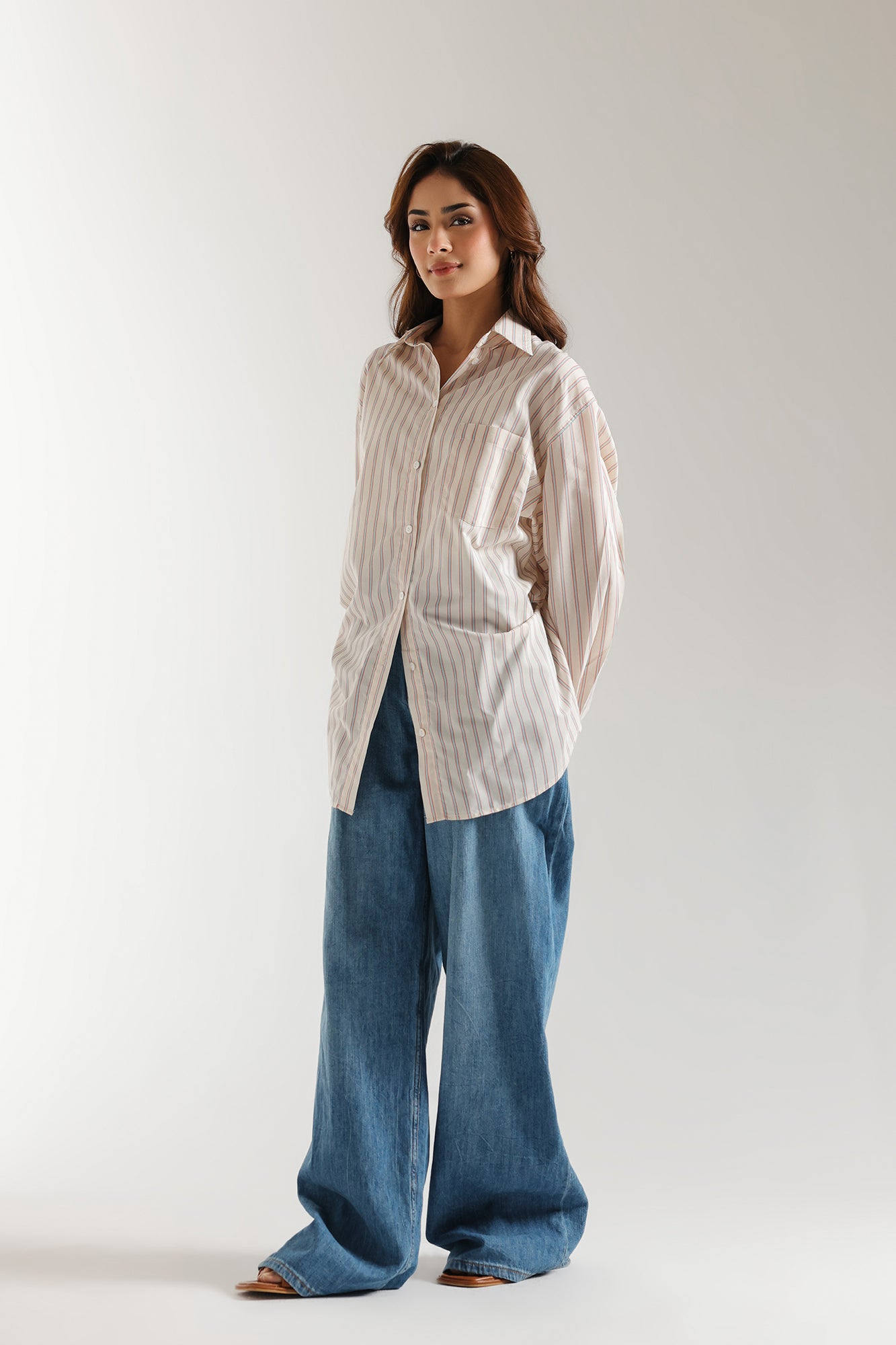 BUTTON DOWN STRIPED SHIRT (E2360/108/004)