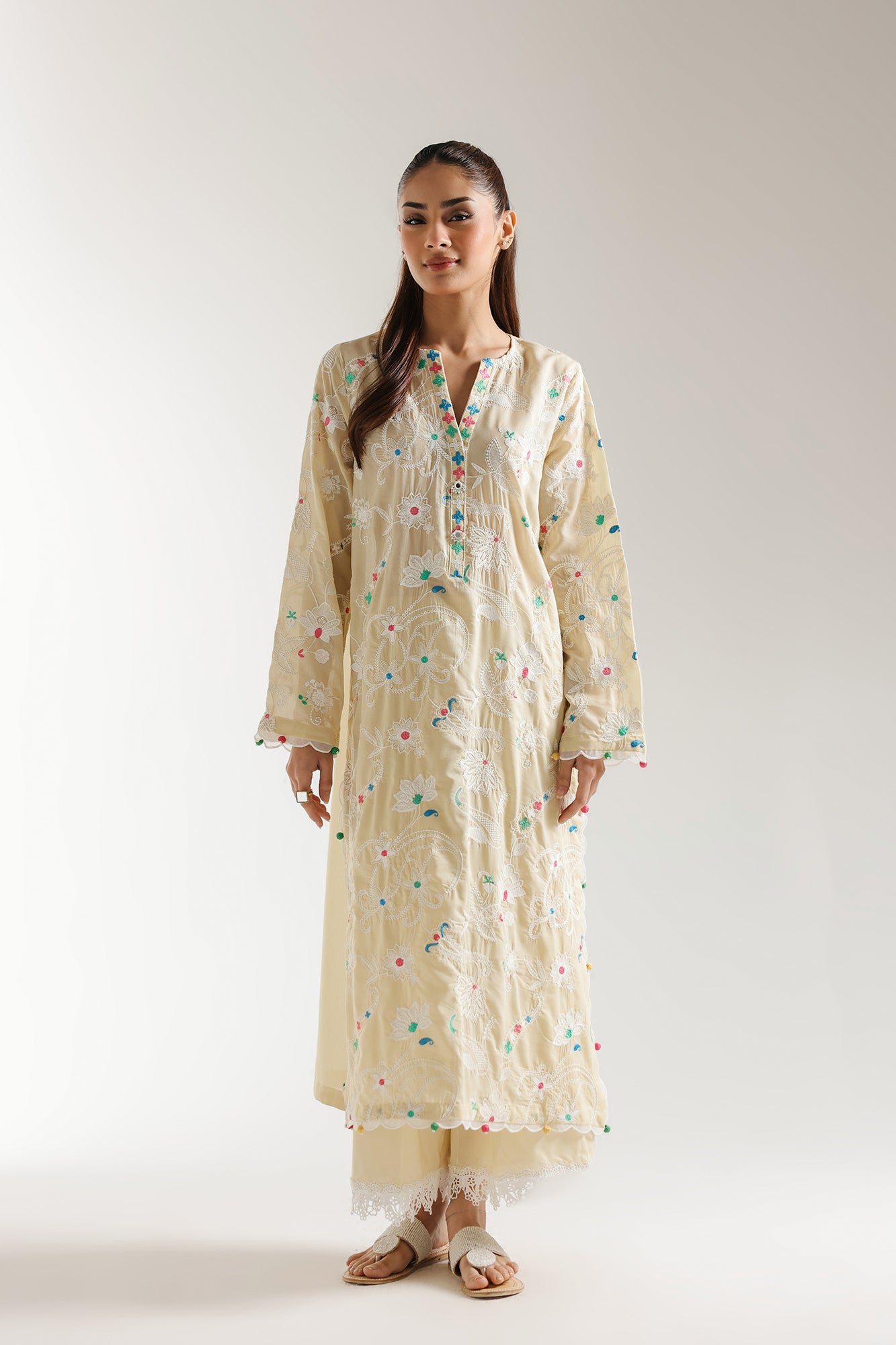 EMBROIDERED SUIT (E3186/103/225)