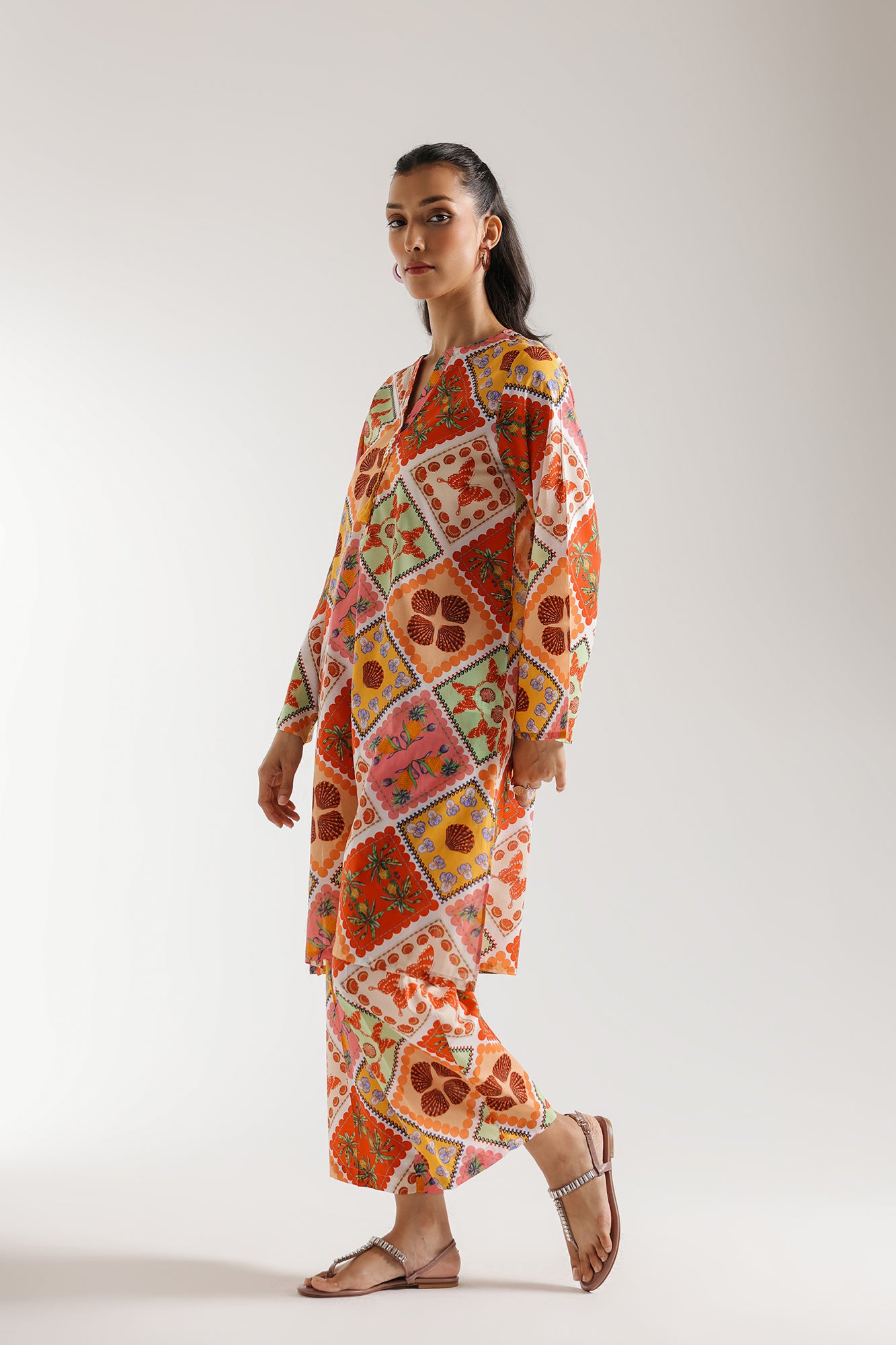 PRINTED SUIT (E6070/102/314)