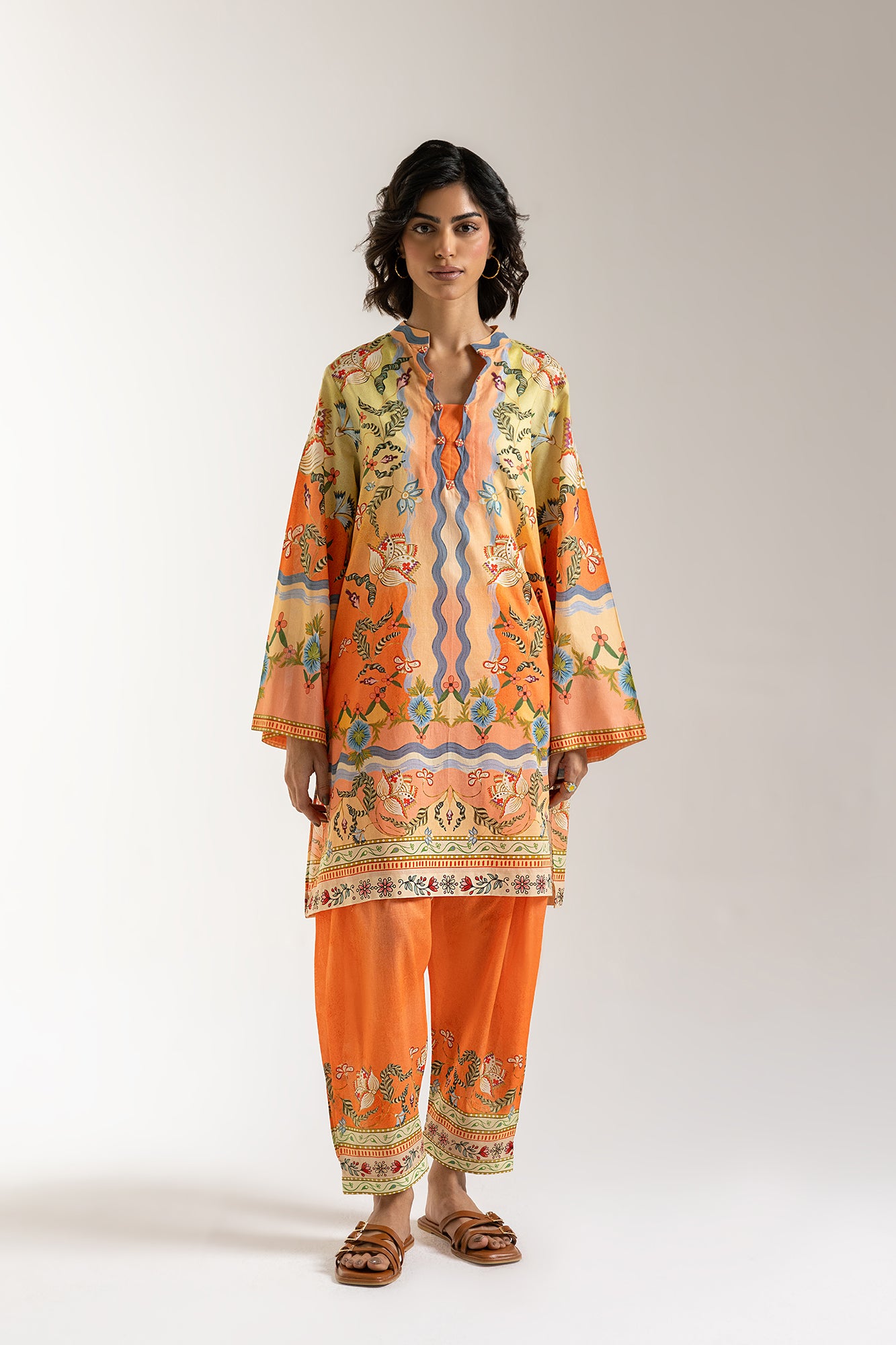 PRINTED SUIT (E6158/102/127)
