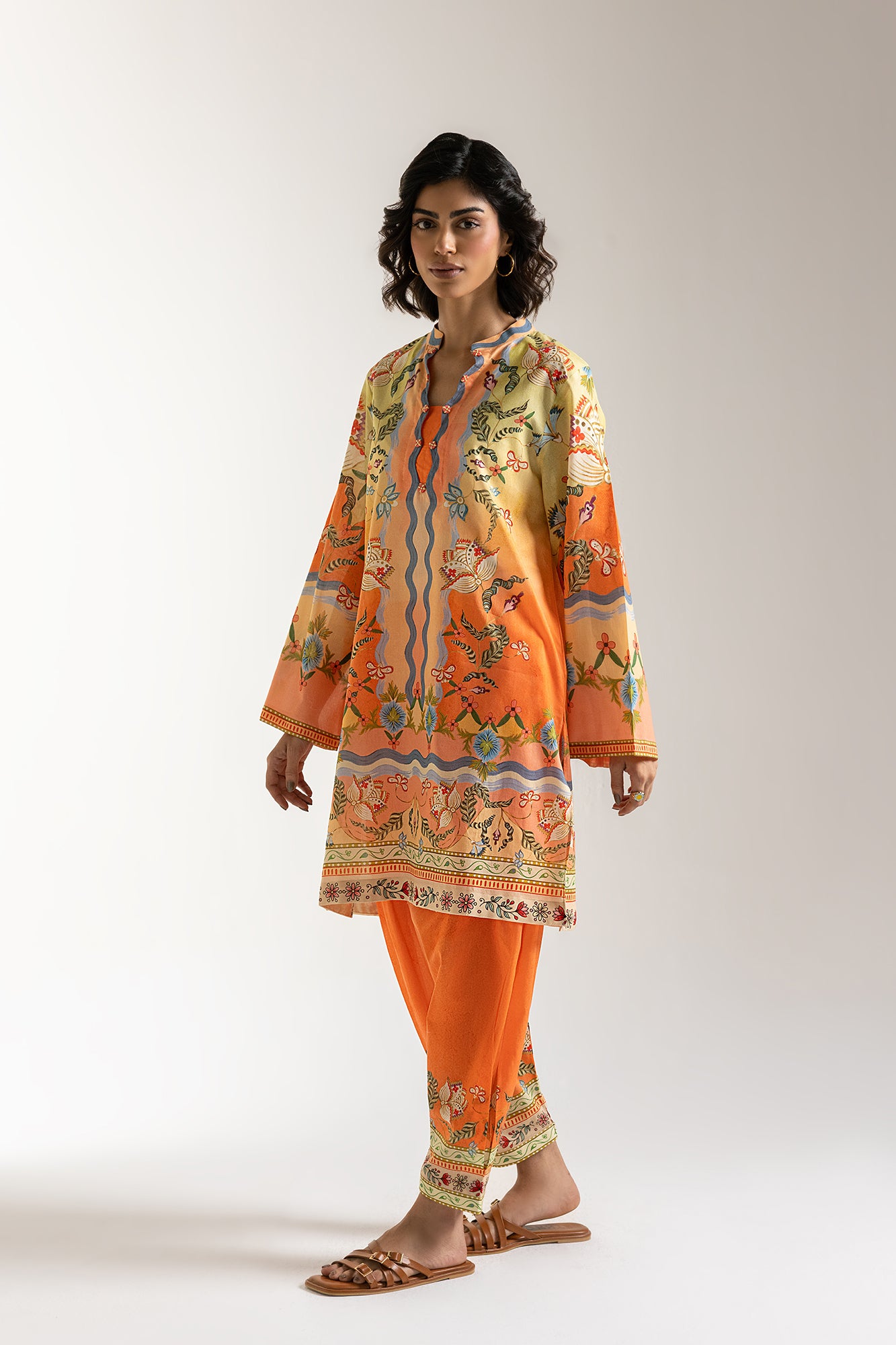 PRINTED SUIT (E6158/102/127)