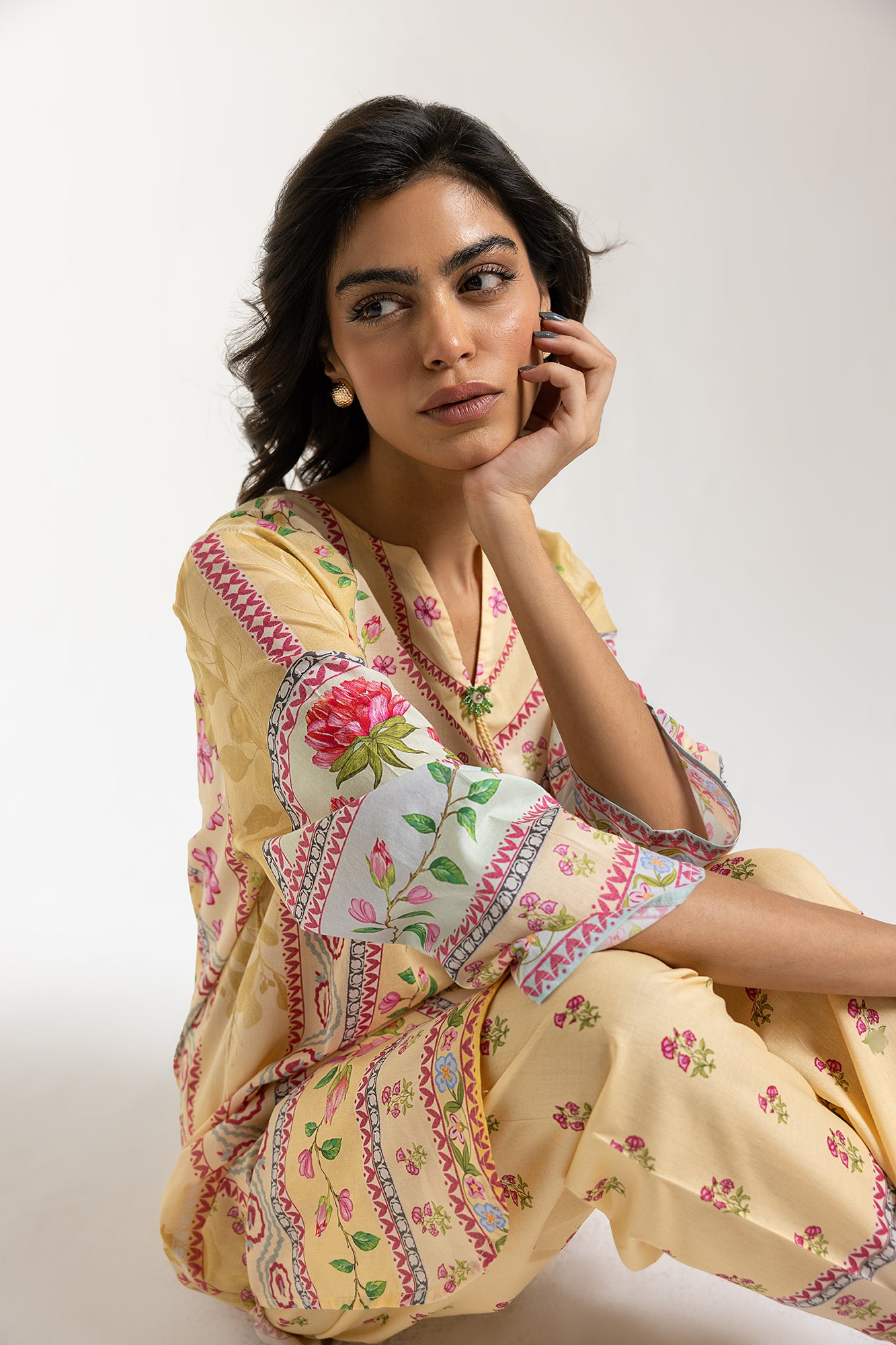 PRINTED SUIT (E6164/102/110)