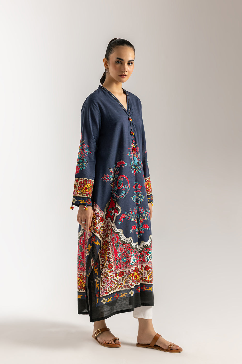 PRINTED DRESS (S10E6328/102/619)