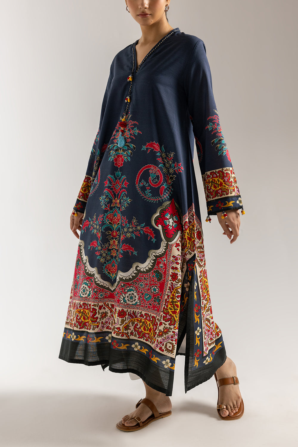 PRINTED DRESS (S10E6328/102/619)