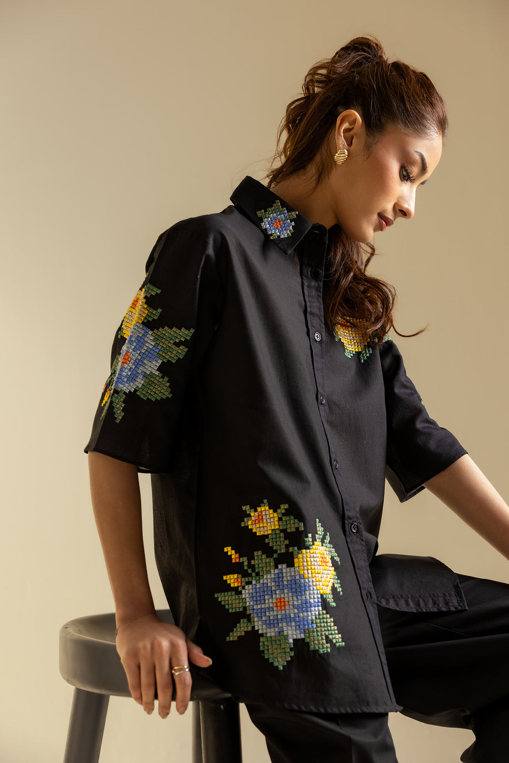 EMBROIDERED SHIRT (S2E0440/119/901)