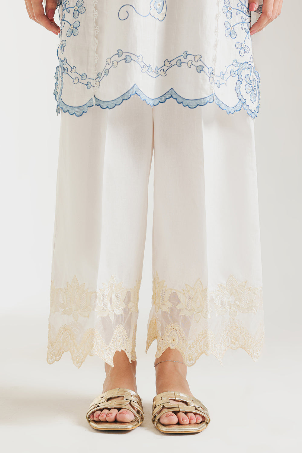 EMBROIDERED TROUSER (S6E6490/102/001)