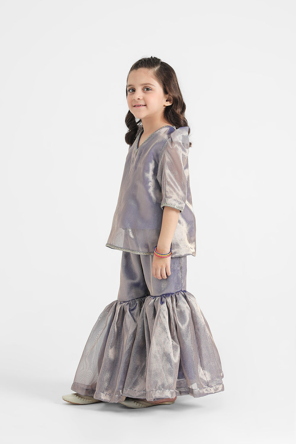 PUFFED SLEEVES SUIT (E0165/404/628 E0165/304/628)