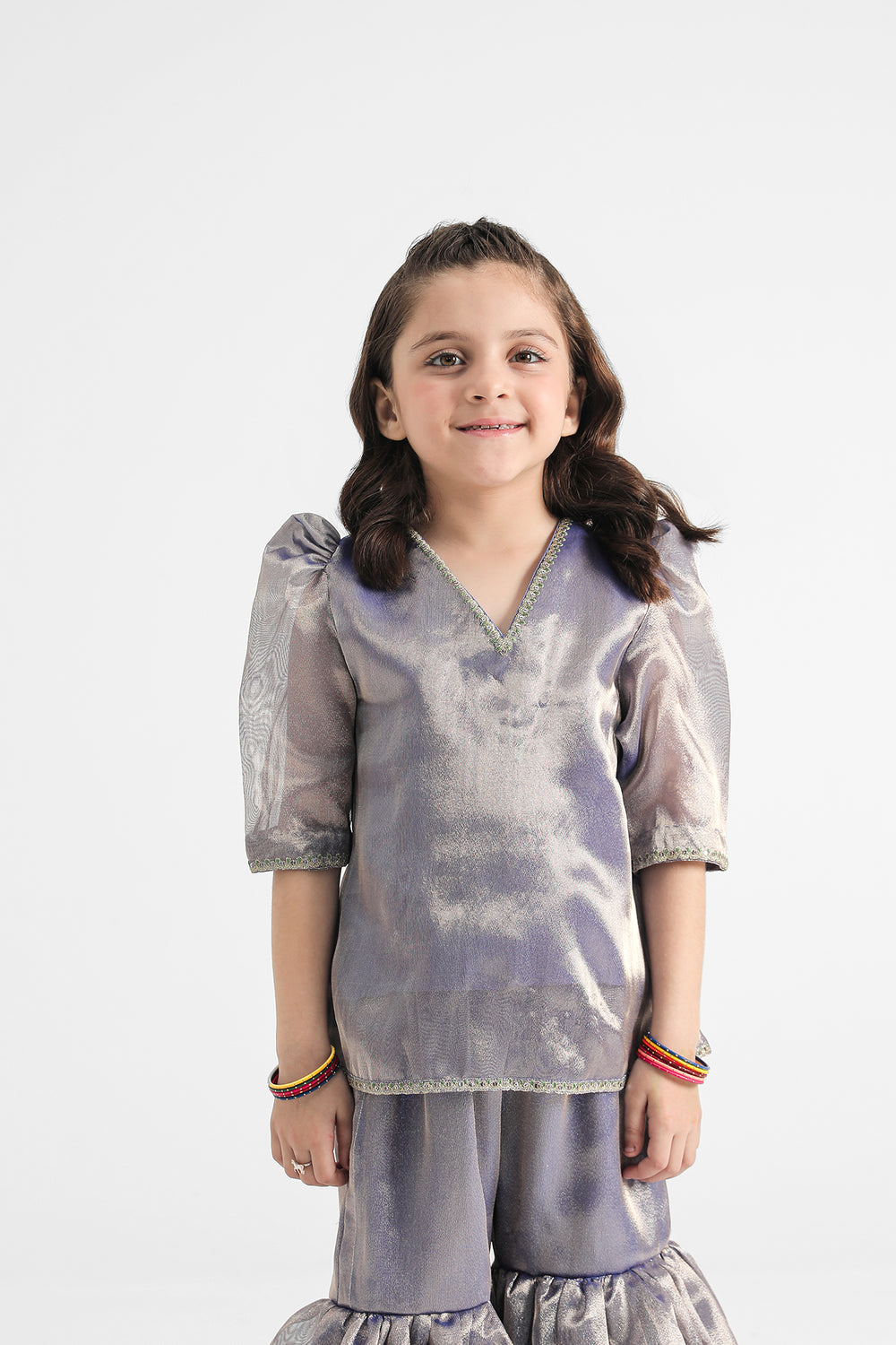 PUFFED SLEEVES SUIT (E0165/404/628 E0165/304/628)