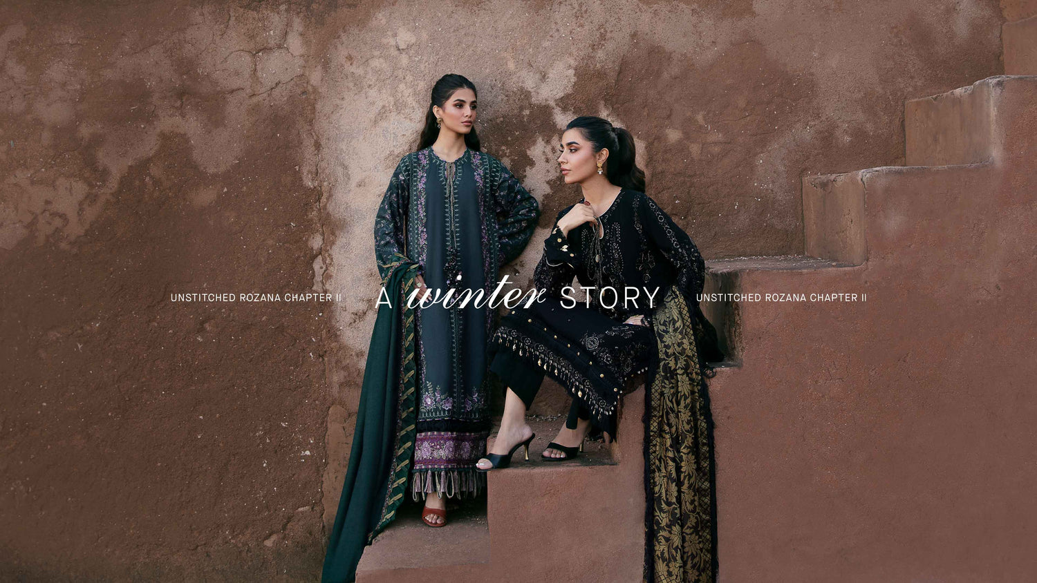 A WINTER STORY - ROZANA UNSTITCHED COLLECTION CHAPTER II