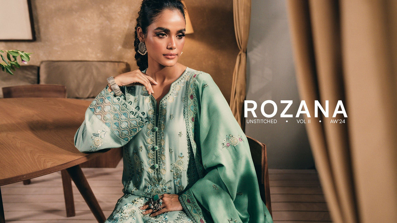 UNSTITCHED ROZANA VOL II - A/W '24