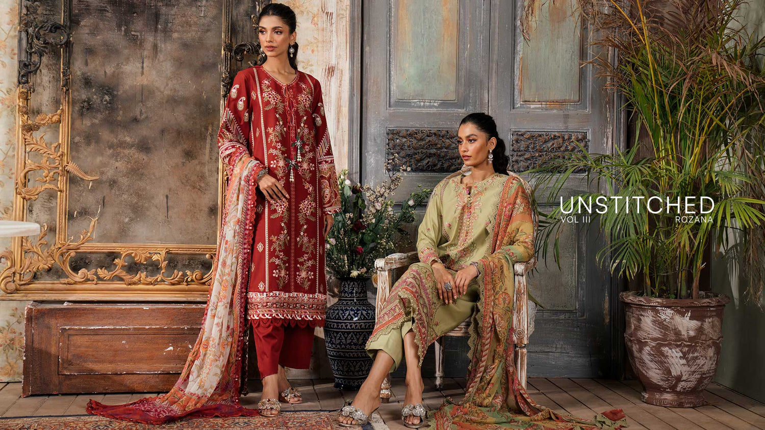 ROZANA UNSTITCHED COLLECTION '24