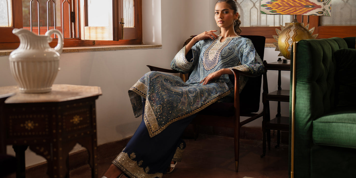EMBROIDERED SUIT (E0803/104/603)