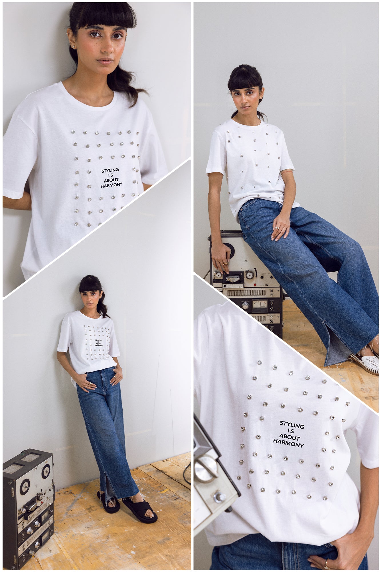 EMBELLISHED T-SHIRT (E1025/108/001)