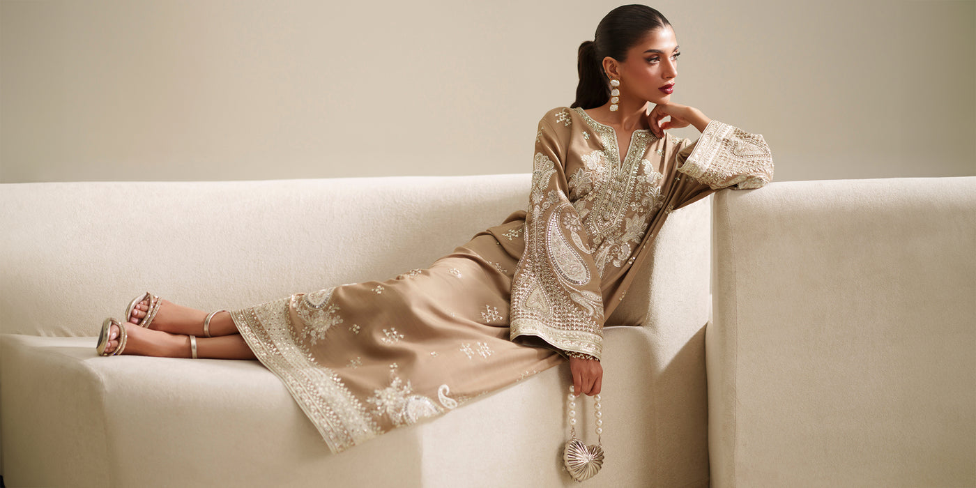 EMBROIDERED KAFTAN (E1075/104/007)