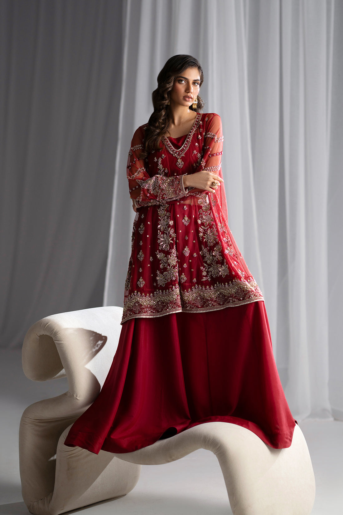 EMBROIDERED DRESS (E0852/104/305)