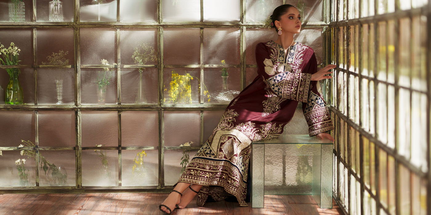 EMBROIDERED KAFTAN (E1141/104/414)