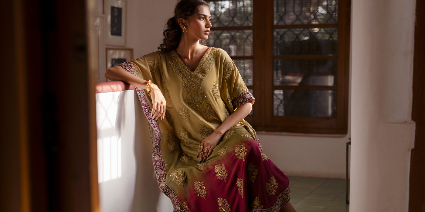 EMBROIDERED KAFTAN (E0773/104/124)