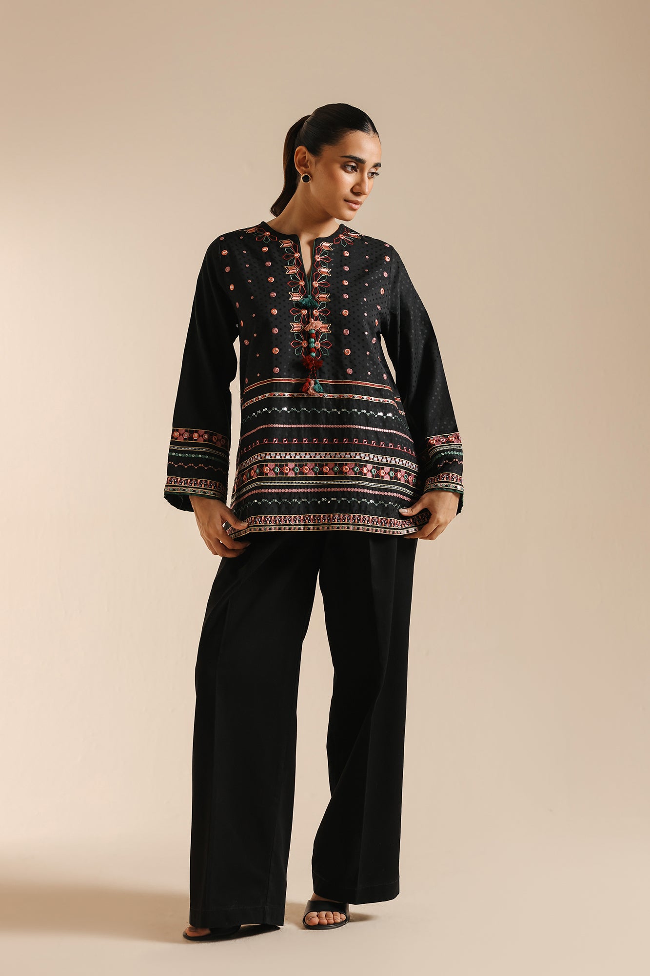 EMBROIDERED KURTI (E0207/119/902)