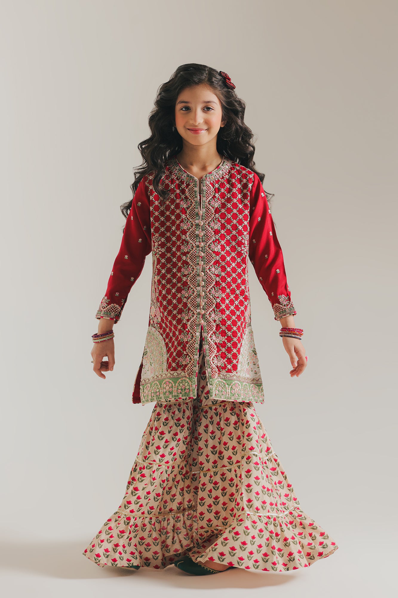 EMBROIDERED SUIT (E0253/415/301 E0253/315/301)