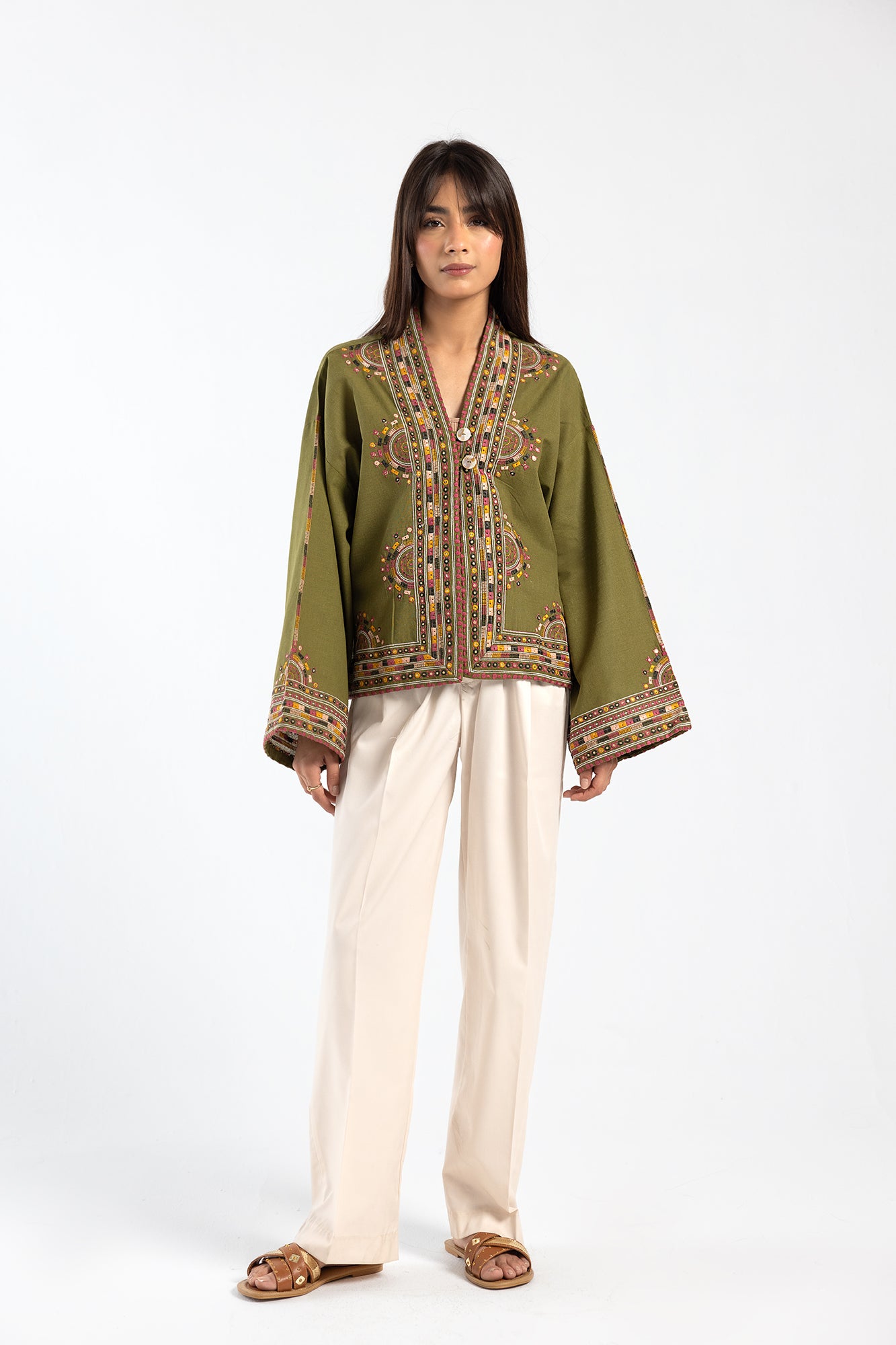 EMBROIDERED TOP (E0411/101/120)